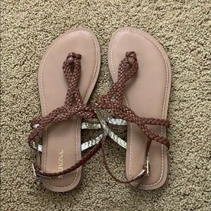 Brown sandals